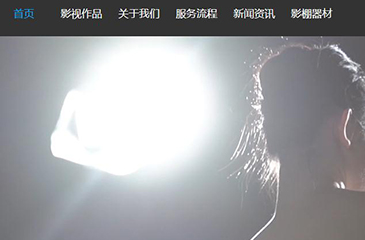 影視行業網站開發案例