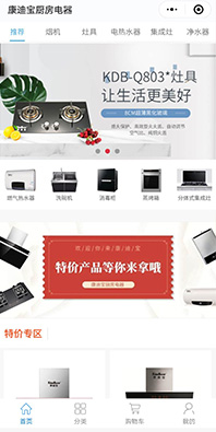 廚衛電器小程序開發